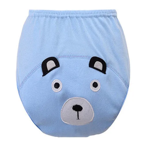 1Pcs Cute  Baby  Diapers Reusable Nappies Cloth Diaper Washable  Infants Children Baby Cotton Training Pants Nappy Changing