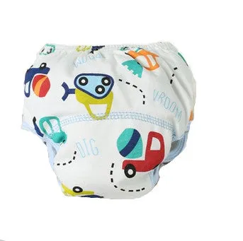 1Pcs Cute  Baby  Diapers Reusable Nappies Cloth Diaper Washable  Infants Children Baby Cotton Training Pants Nappy Changing