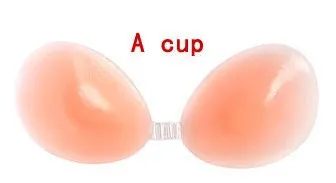 2015 Lady's Sexy Stealth Silicone Adhesive Stick On Gel Push Up Invisible Strapless Backless Bra Cup A B C D Silicone