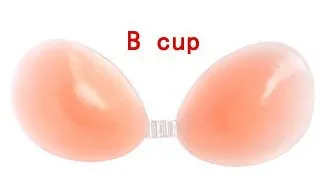 2015 Lady's Sexy Stealth Silicone Adhesive Stick On Gel Push Up Invisible Strapless Backless Bra Cup A B C D Silicone