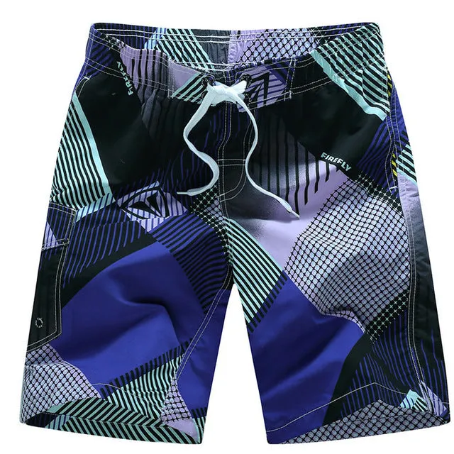 2017 Summer Hot Men Beach Shorts Quick Dry Printing Board Shorts Men