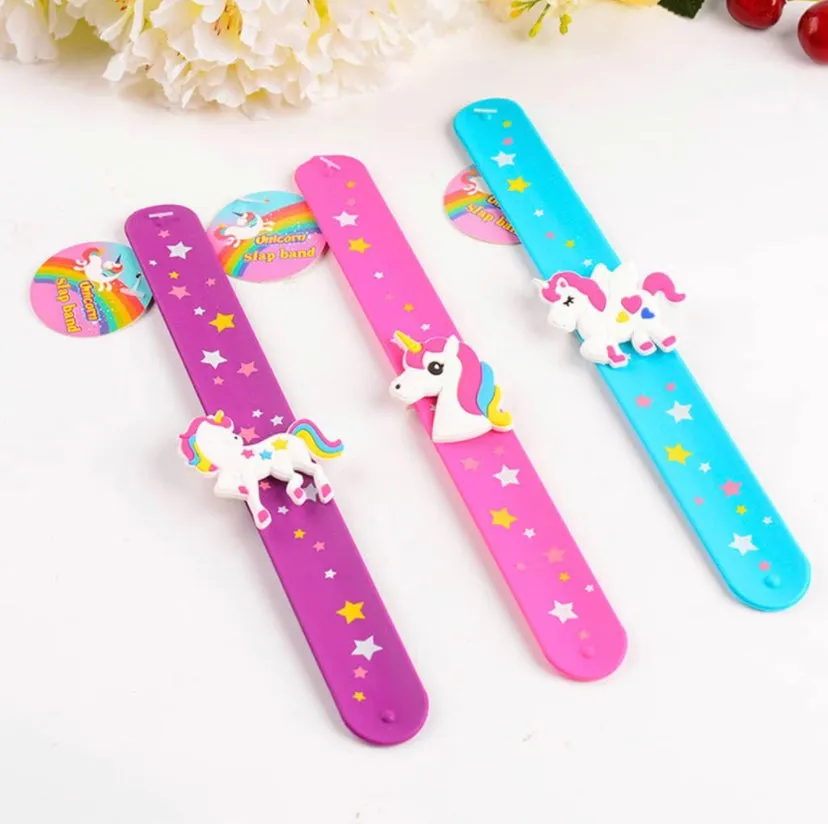 3 pieces of Unicorn Slap Bracelets - Slap bands for kids - friendship band for girls and boys - playmastertoys video