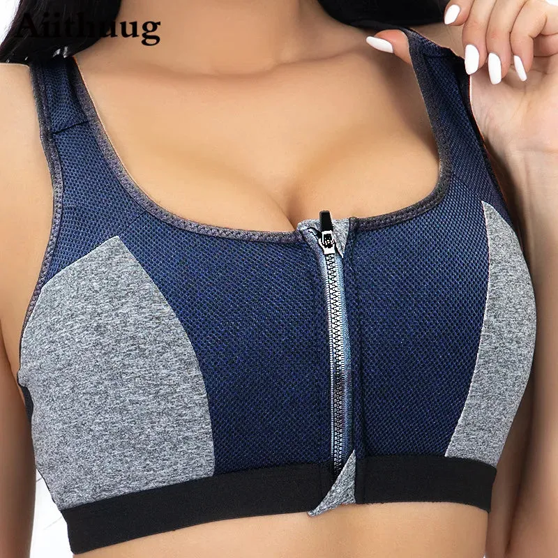 Aiithuug Sports Bras High Impact Sportswear Push Up