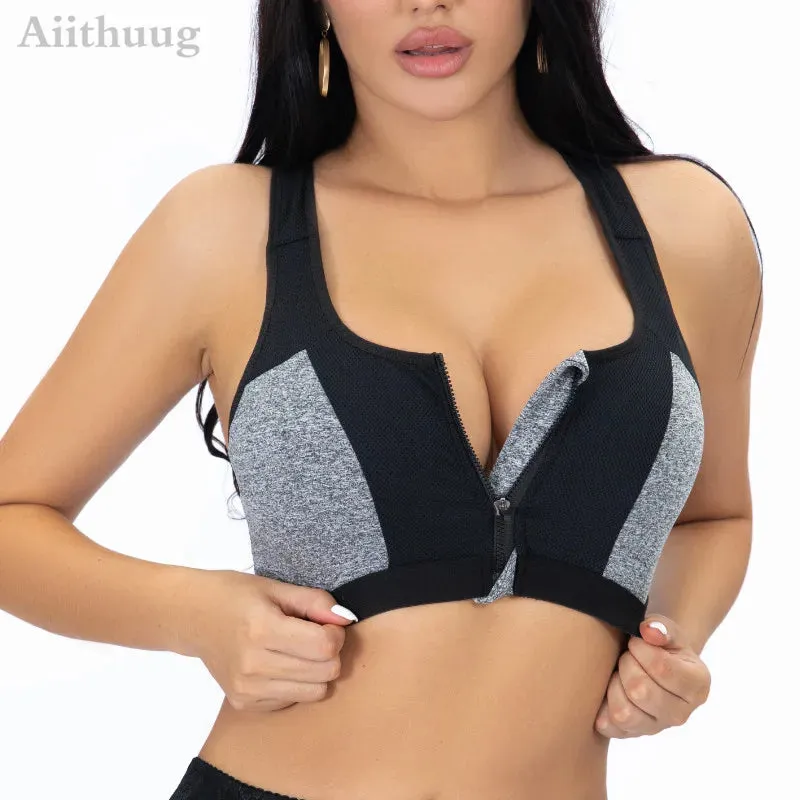 Aiithuug Sports Bras High Impact Sportswear Push Up