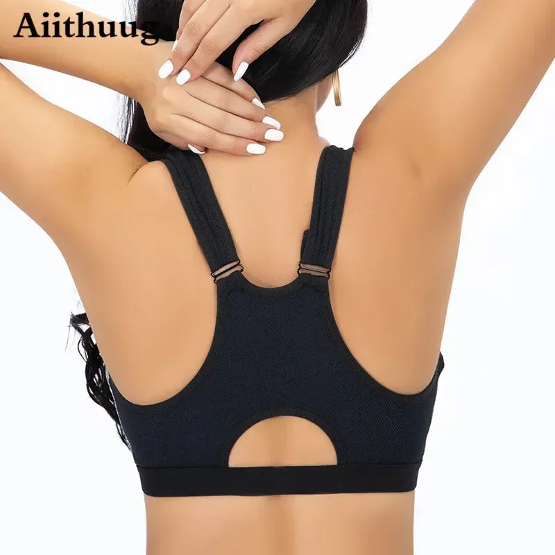 Aiithuug Sports Bras High Impact Sportswear Push Up