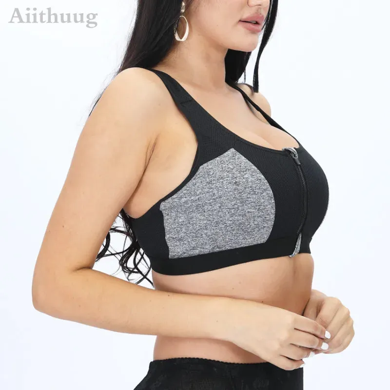 Aiithuug Sports Bras High Impact Sportswear Push Up