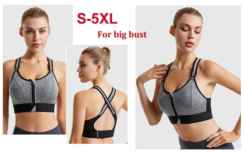 Aiithuug Sports Bras High Impact Sportswear Push Up