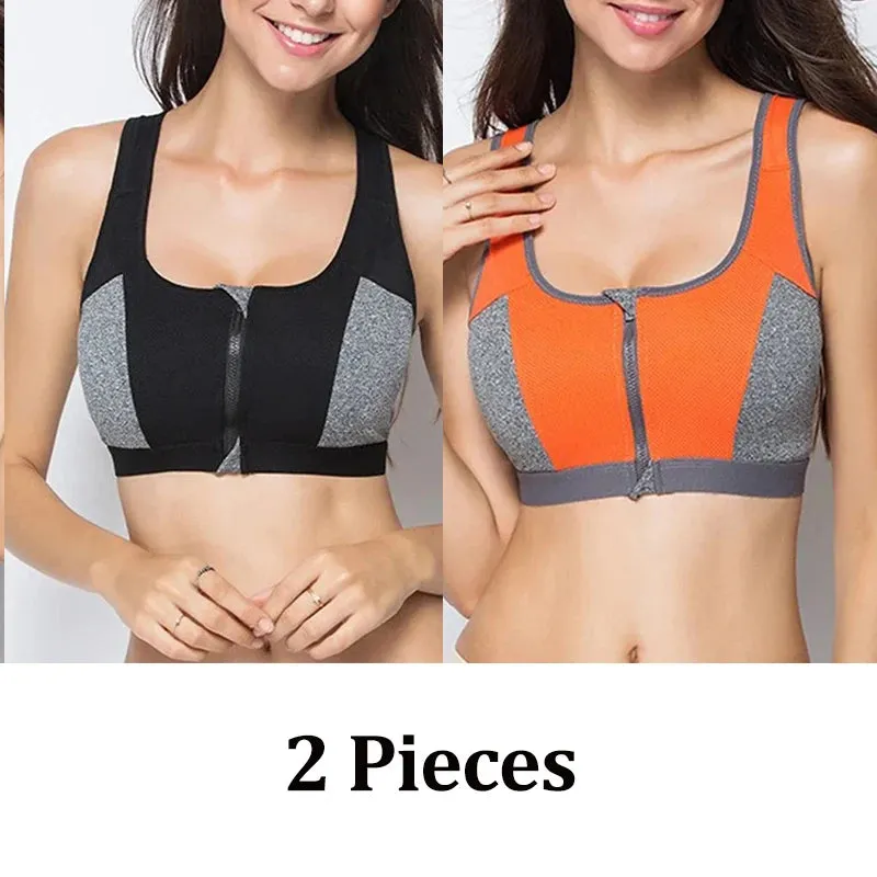 Aiithuug Sports Bras High Impact Sportswear Push Up