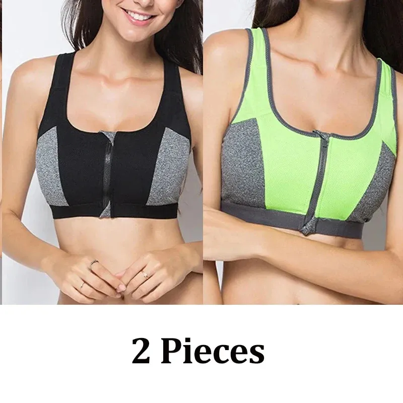 Aiithuug Sports Bras High Impact Sportswear Push Up