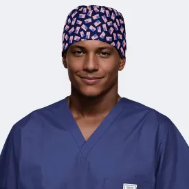 American Flag - Mens Surgical Caps