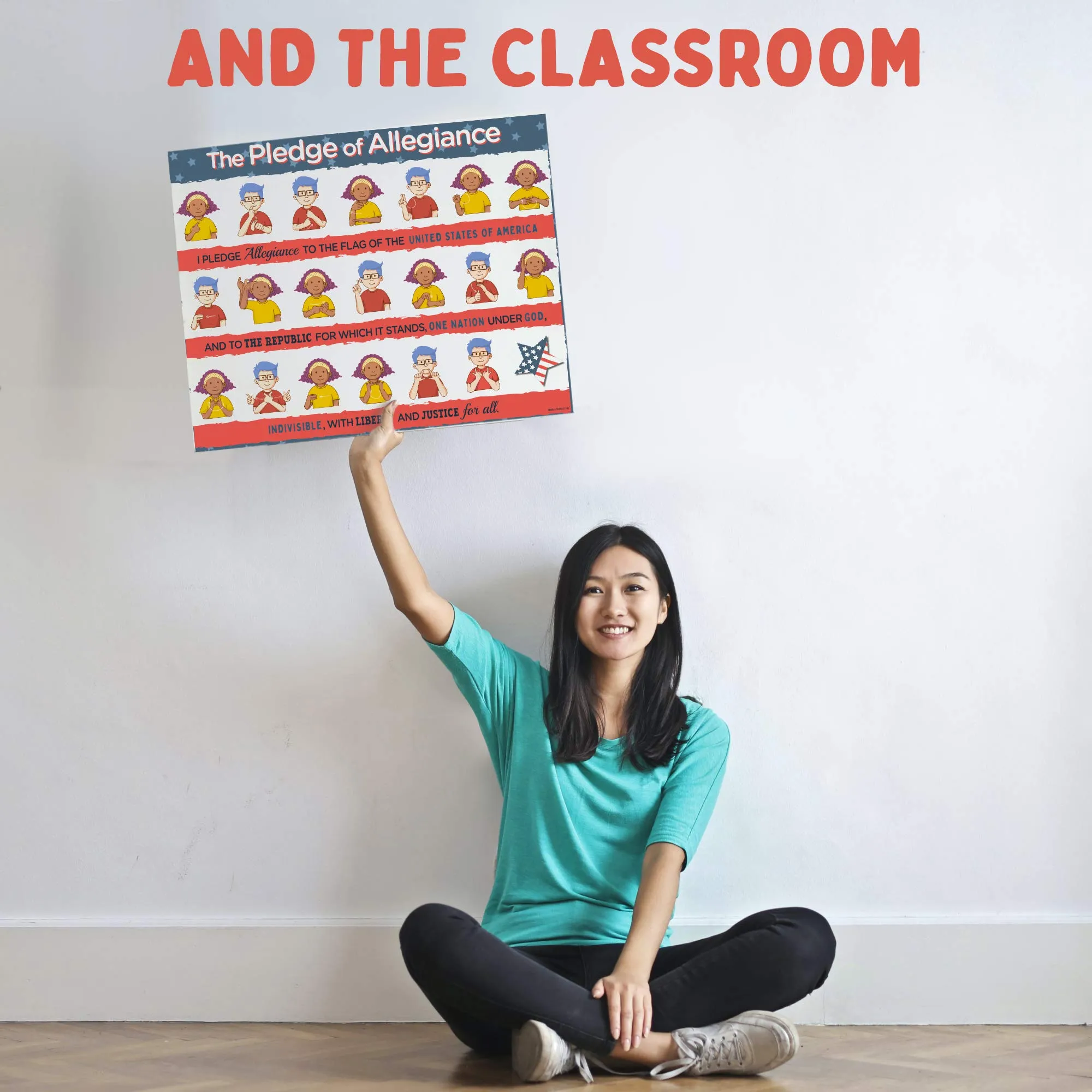 American Sign Language Posters for Classroom  1 Emergency Sign Language Chart for Kids