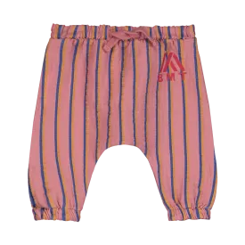 BBTR-VERTICAL STRIPES BABY TROUSER-Dusty pink