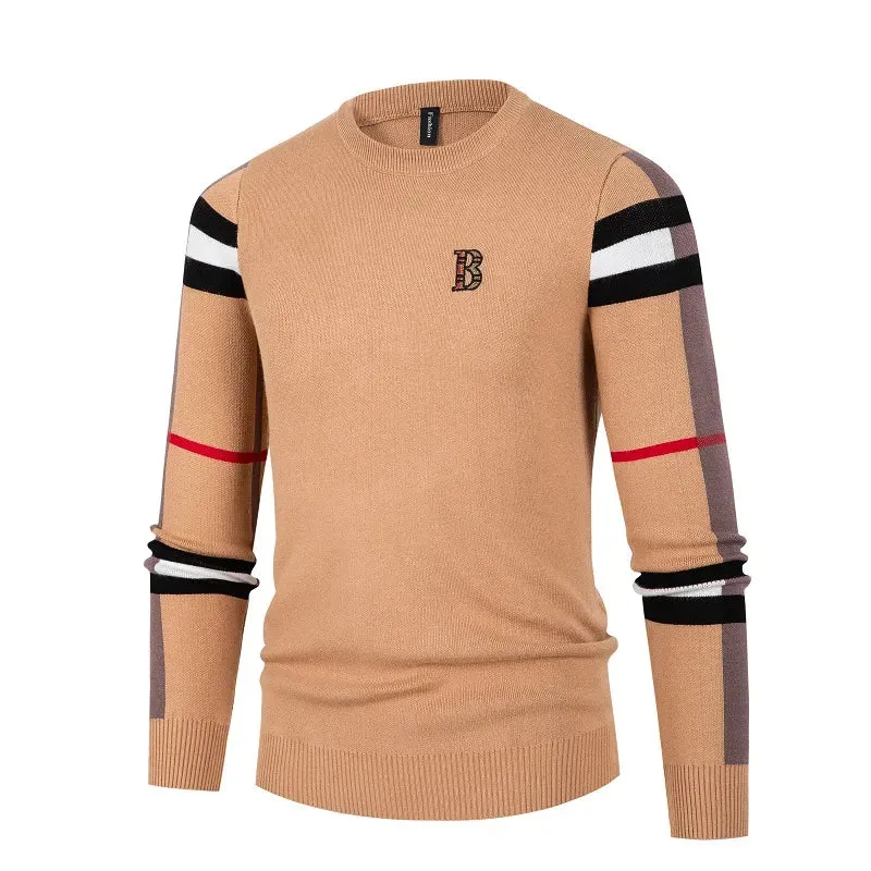 Bliss High End Designer Knitwear Mens Business Brand Soft Sweaters