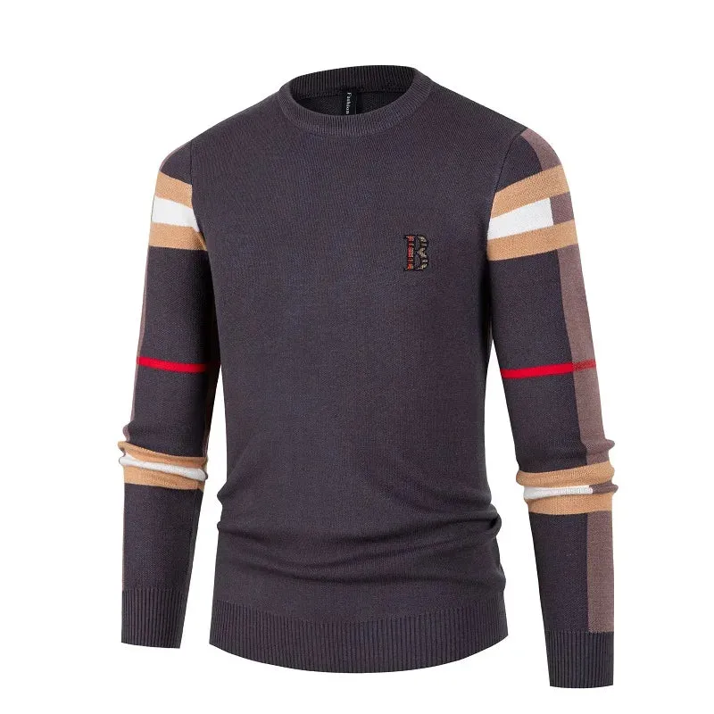 Bliss High End Designer Knitwear Mens Business Brand Soft Sweaters