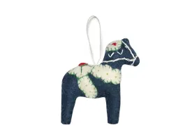 Blue Dale Horse Felt Ornament