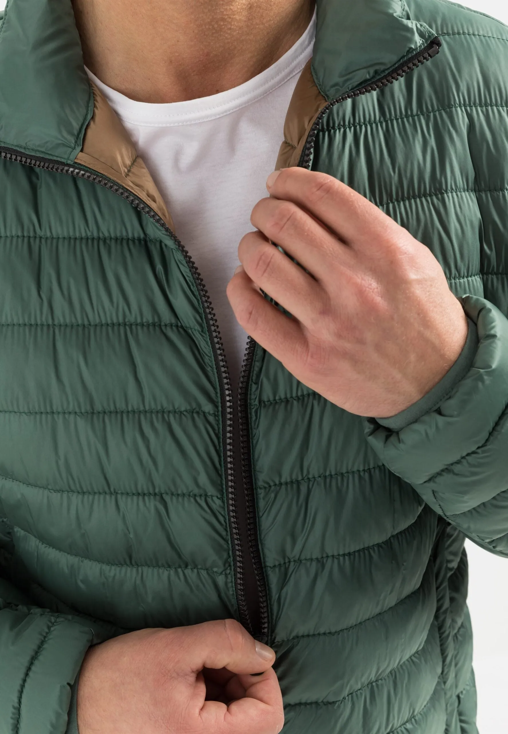 CALAMAR Quilted Jacket - Green