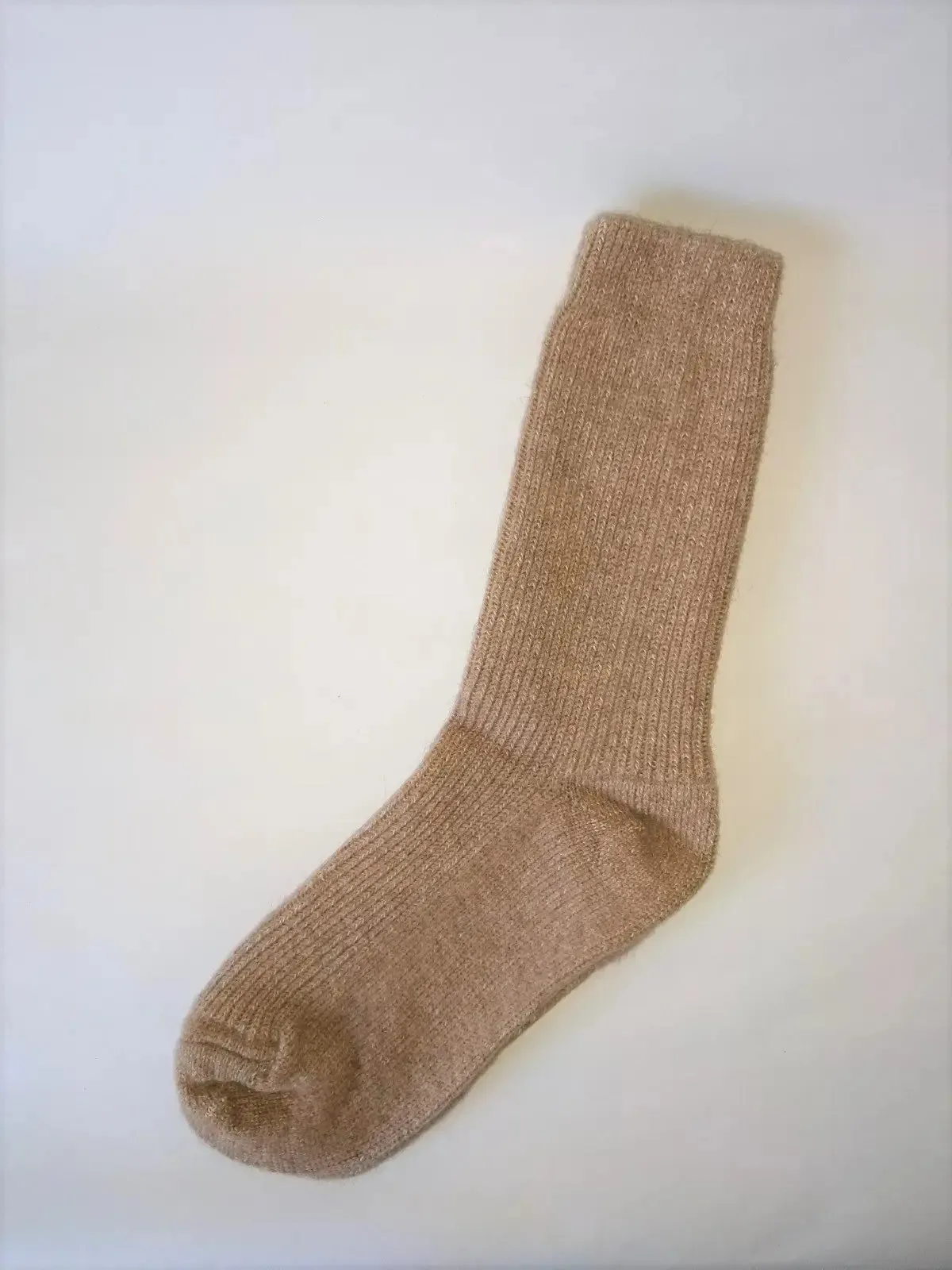 Camelia Camel/Wool/Cotton/Hemp Crew Socks