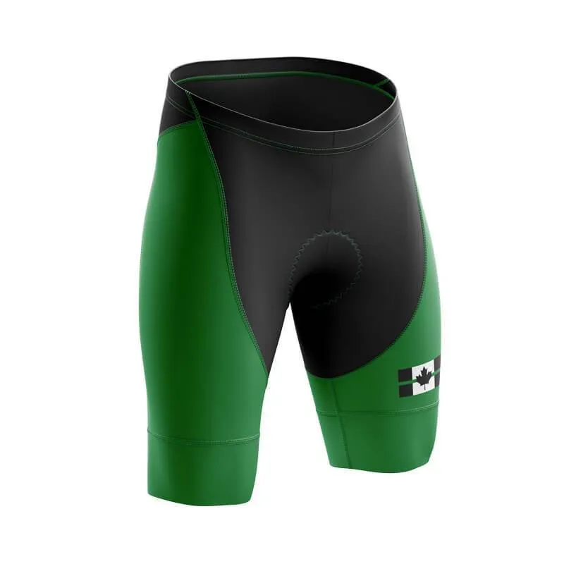 Canada Flag Thin Green Line Bib & Shorts