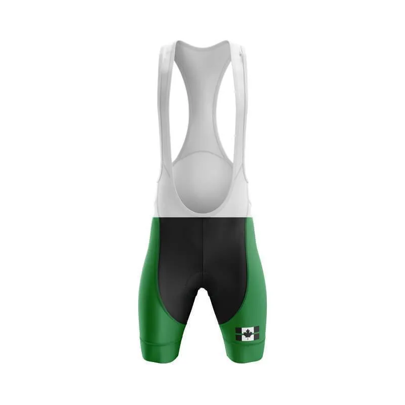 Canada Flag Thin Green Line Bib & Shorts