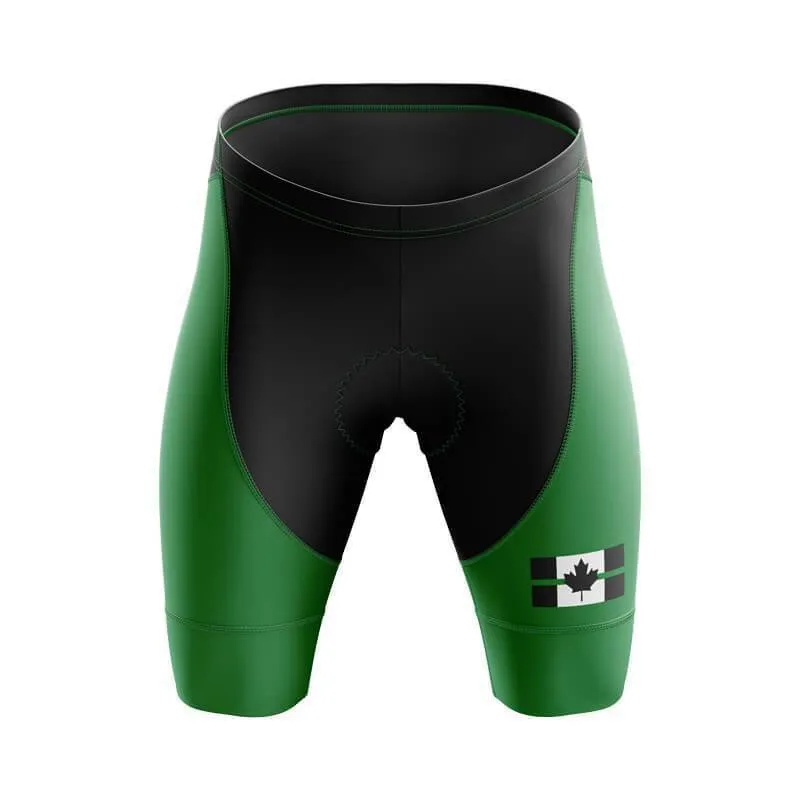 Canada Flag Thin Green Line Bib & Shorts