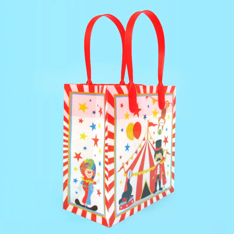 Circus Party Favor Treat Bags - Set of 6 or 12