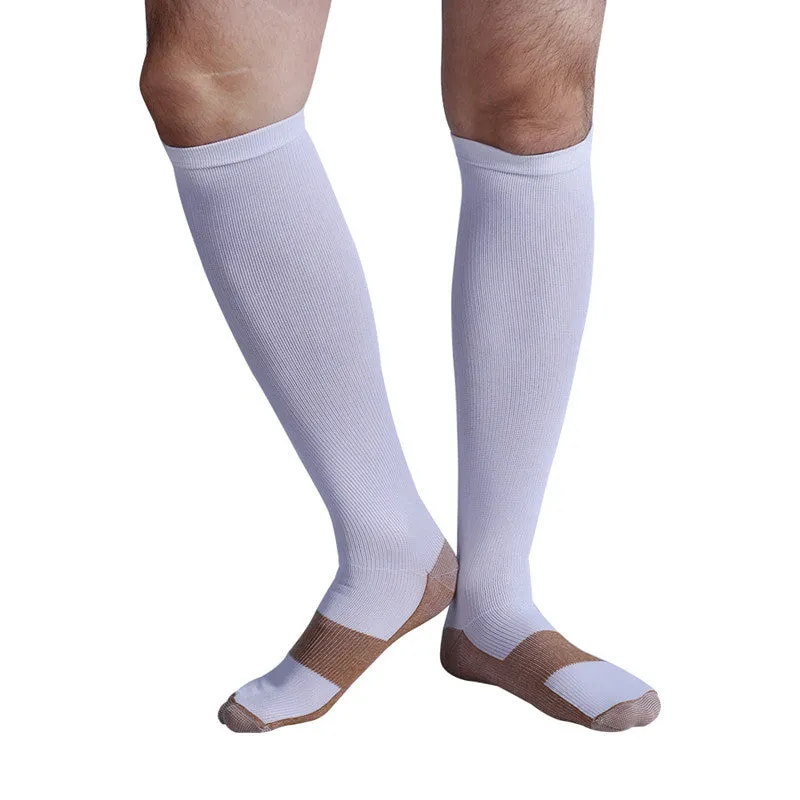 Copper Anti-Fatigue Compression Knee High Socks