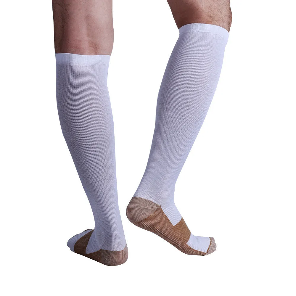 Copper Anti-Fatigue Compression Knee High Socks