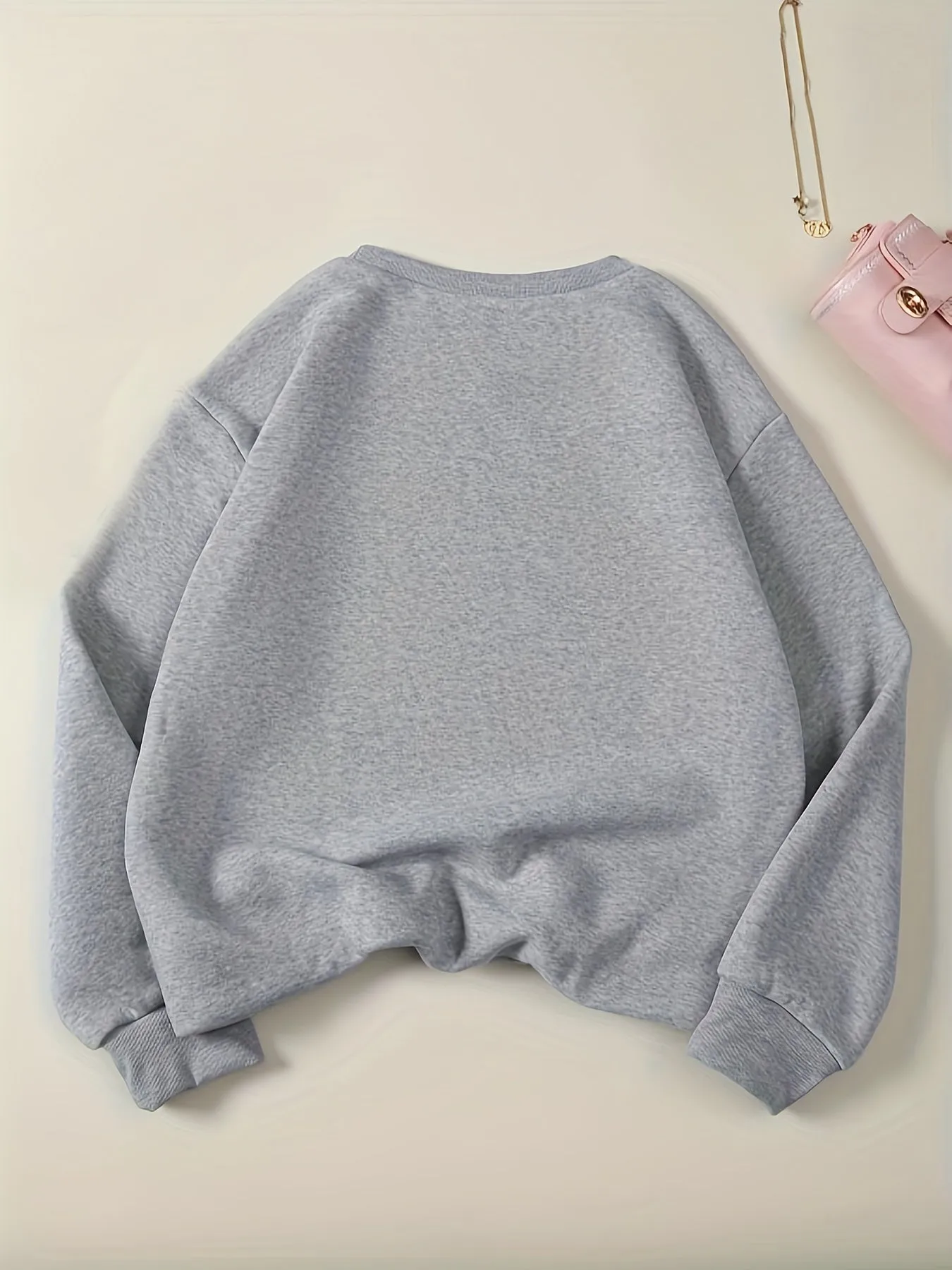 Cozy Womens FallWinter Print Sweatshirt  Embrace the Positive