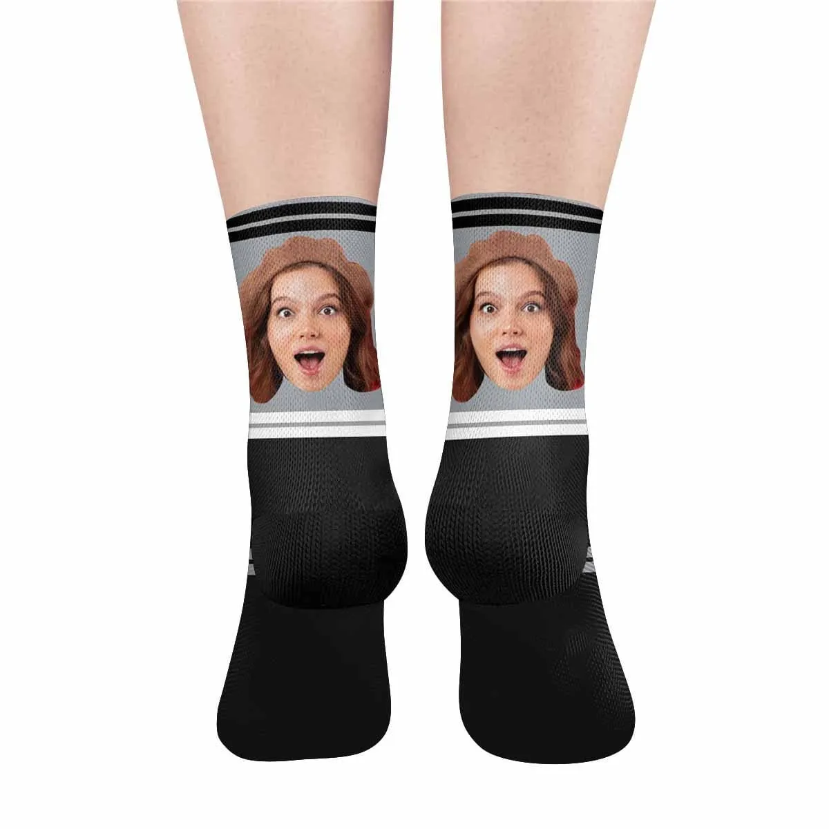 Custom Face Football Team Socks