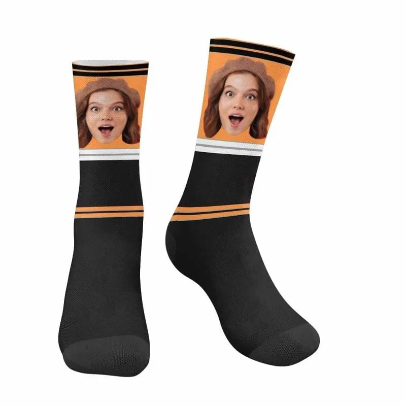 Custom Face Football Team Socks