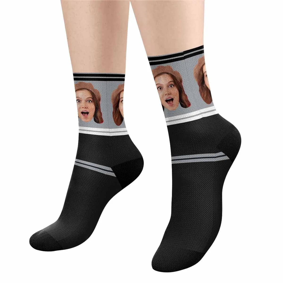 Custom Face Football Team Socks