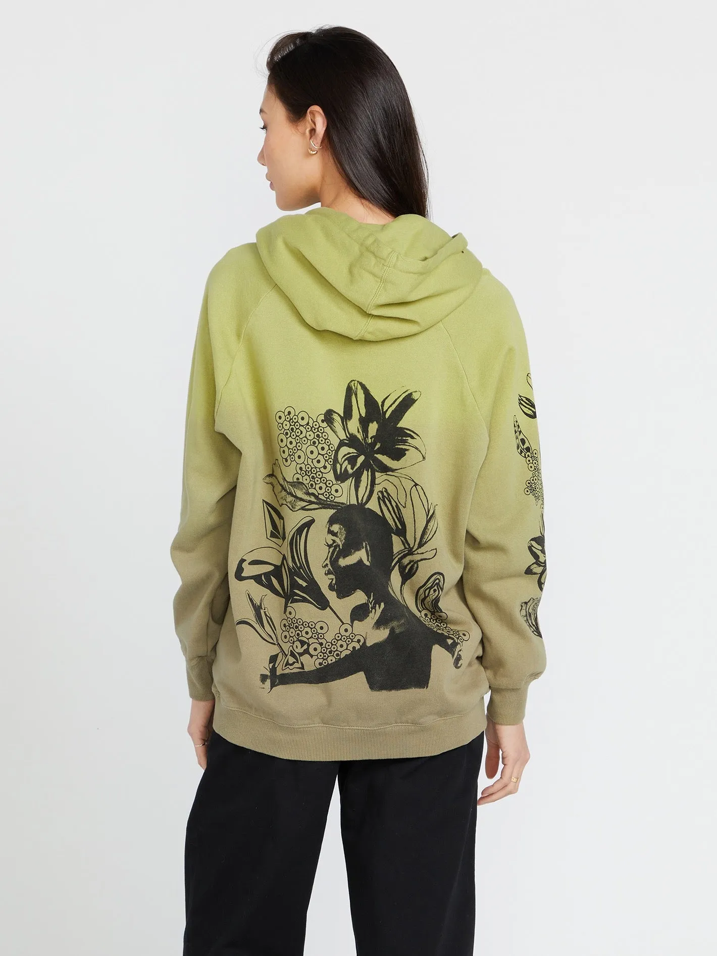 Dede Boyfriend Hoodie - Island Green