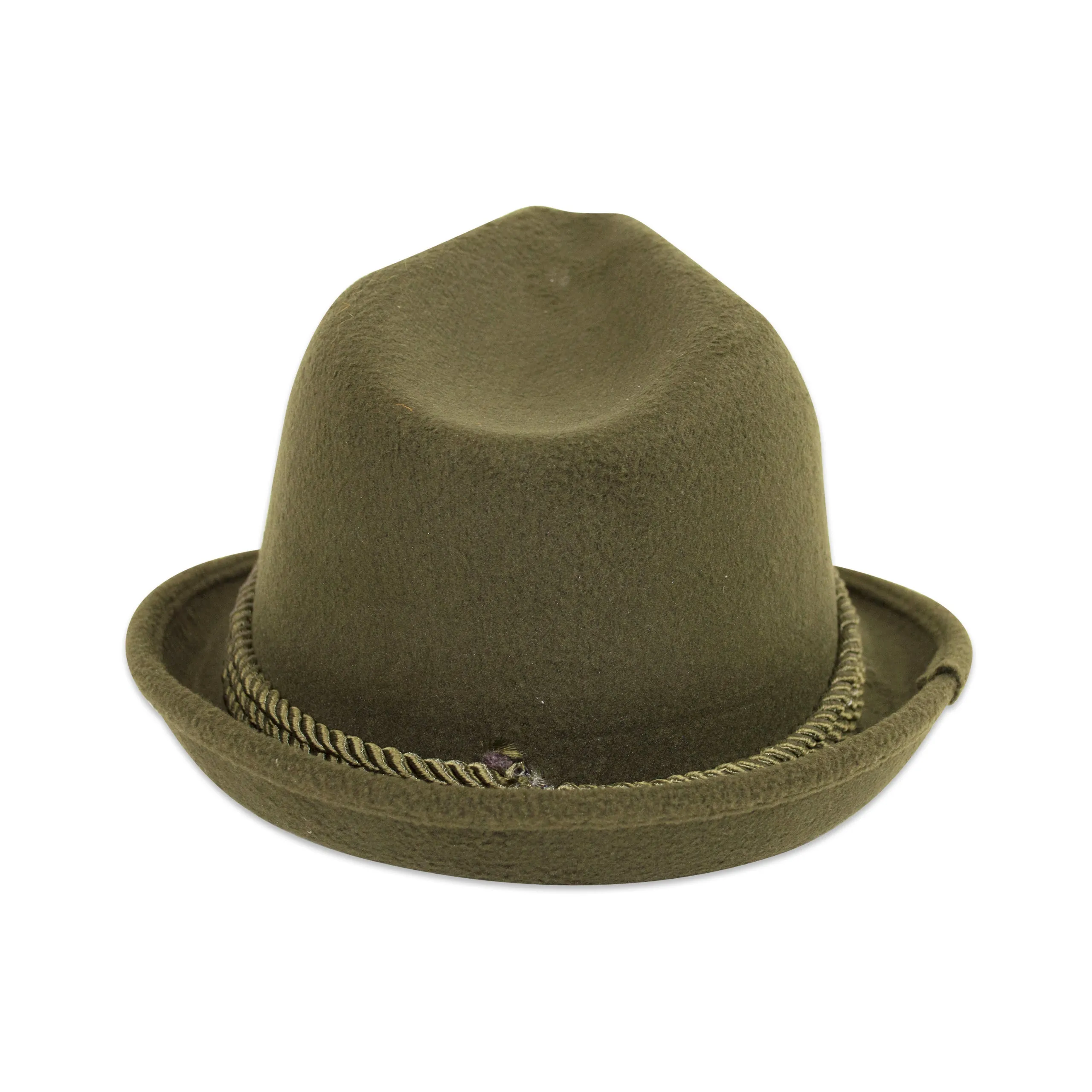 Deluxe Green German Fedora Hat