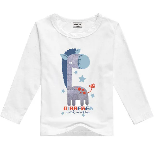 DMDM PIG Kids Clothes T Shirts For Boys T-Shirt Child Children's Clothing Baby Boy Girl Clothes T-Shirts For Boys Girls Clothes