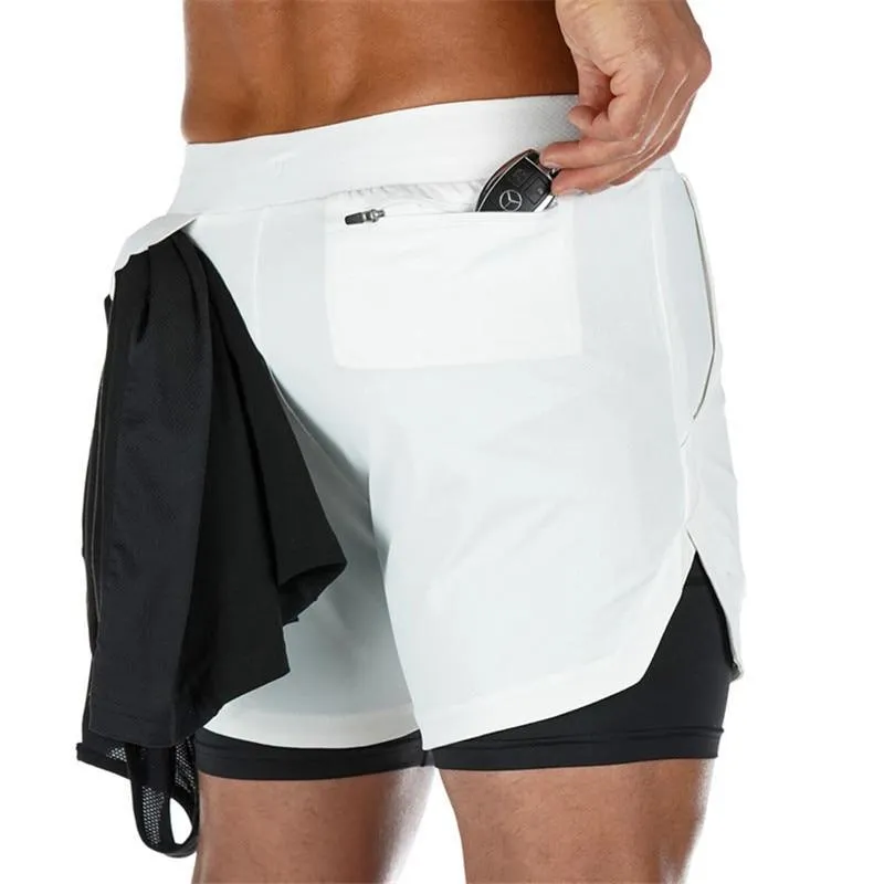 Double-deck Quick Dry GYM Running Shorts