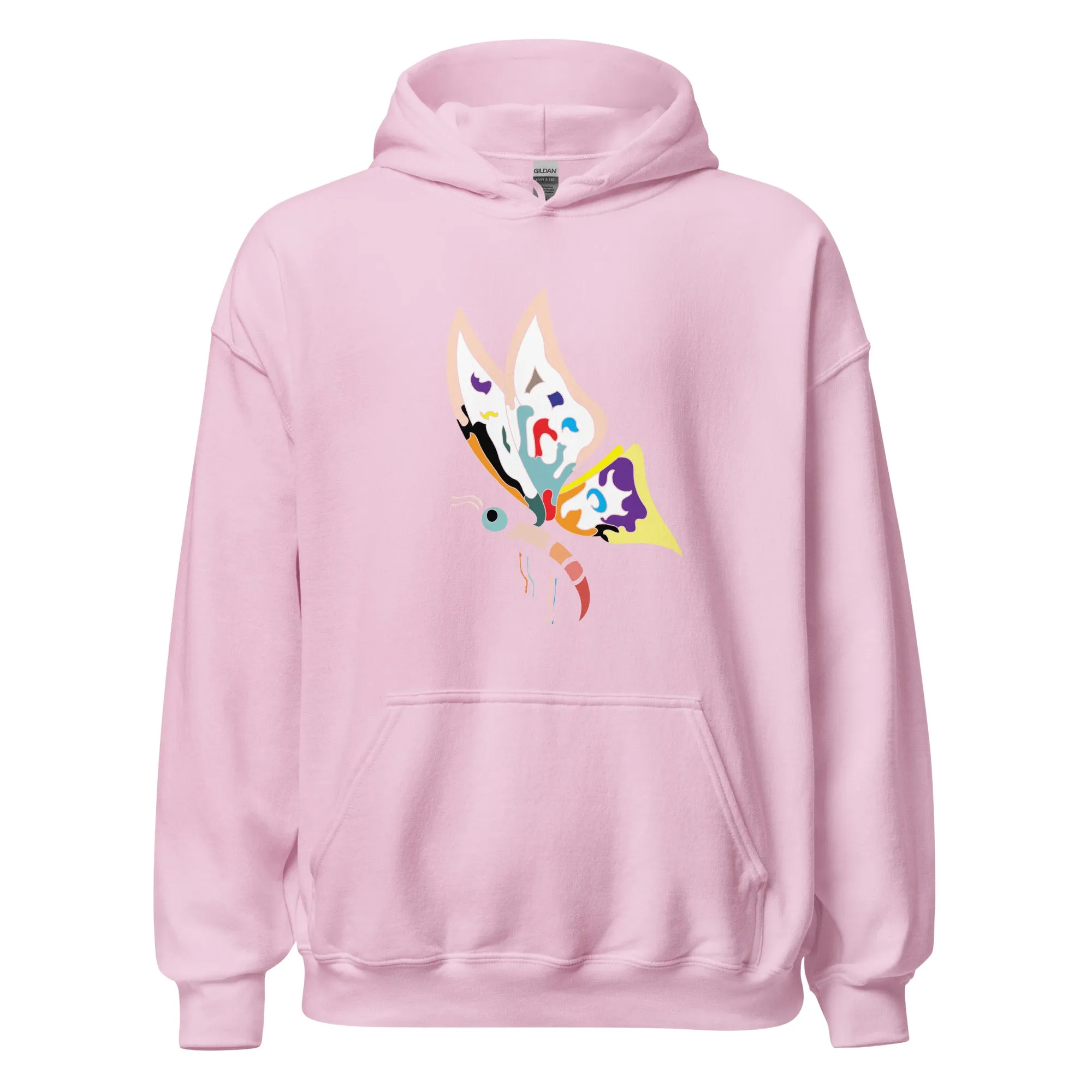 Fashion Nova Womens New Butterfly Hoodie, Womens Oversized Floral Hoodie with Back Print,  Graphic Hoodie for Women