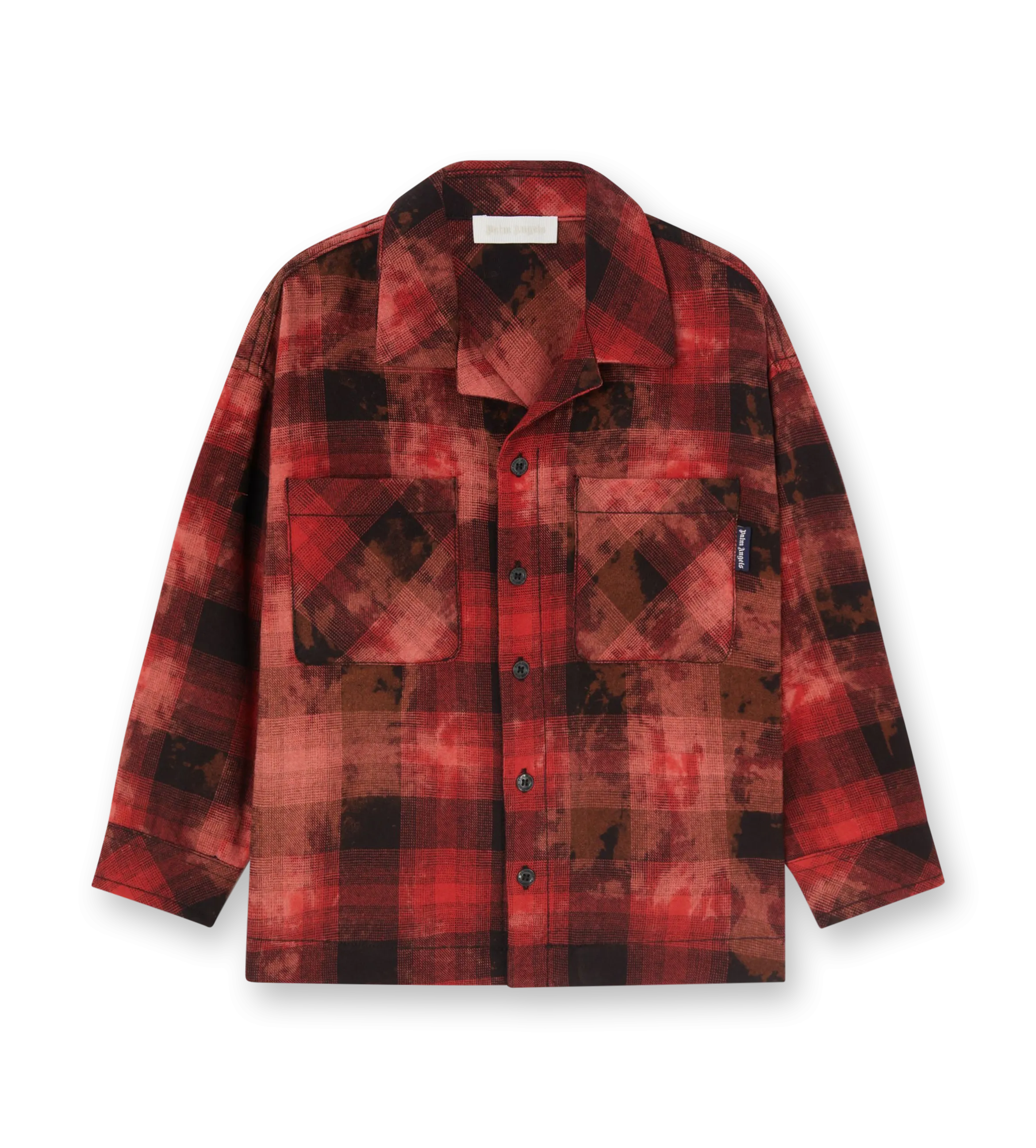 Flannel Shirt Red Orange