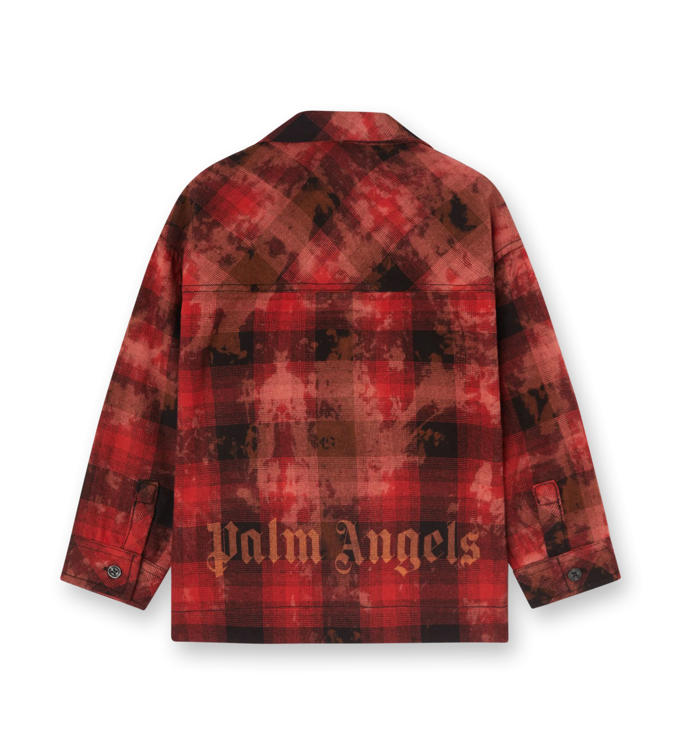 Flannel Shirt Red Orange