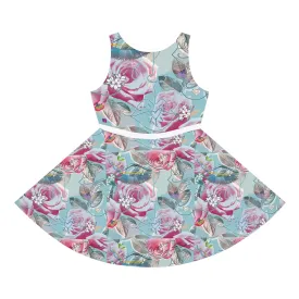 Girls' Sleeveless Sundress (AOP) AMBER JANE