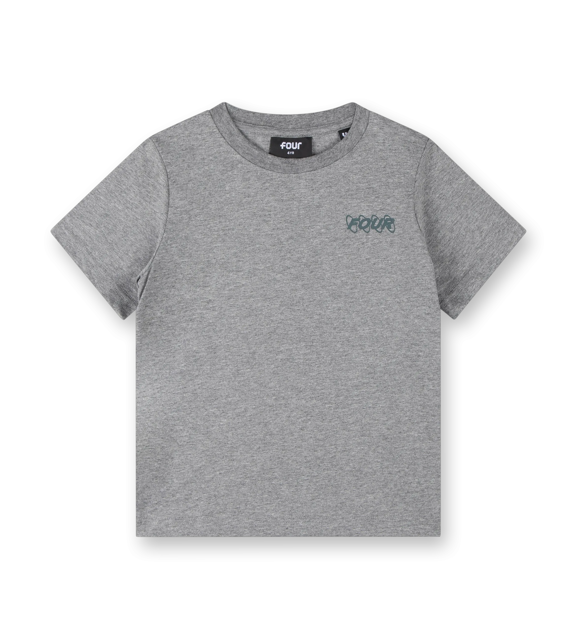 Green Circles Logo T-shirt Grey Melange