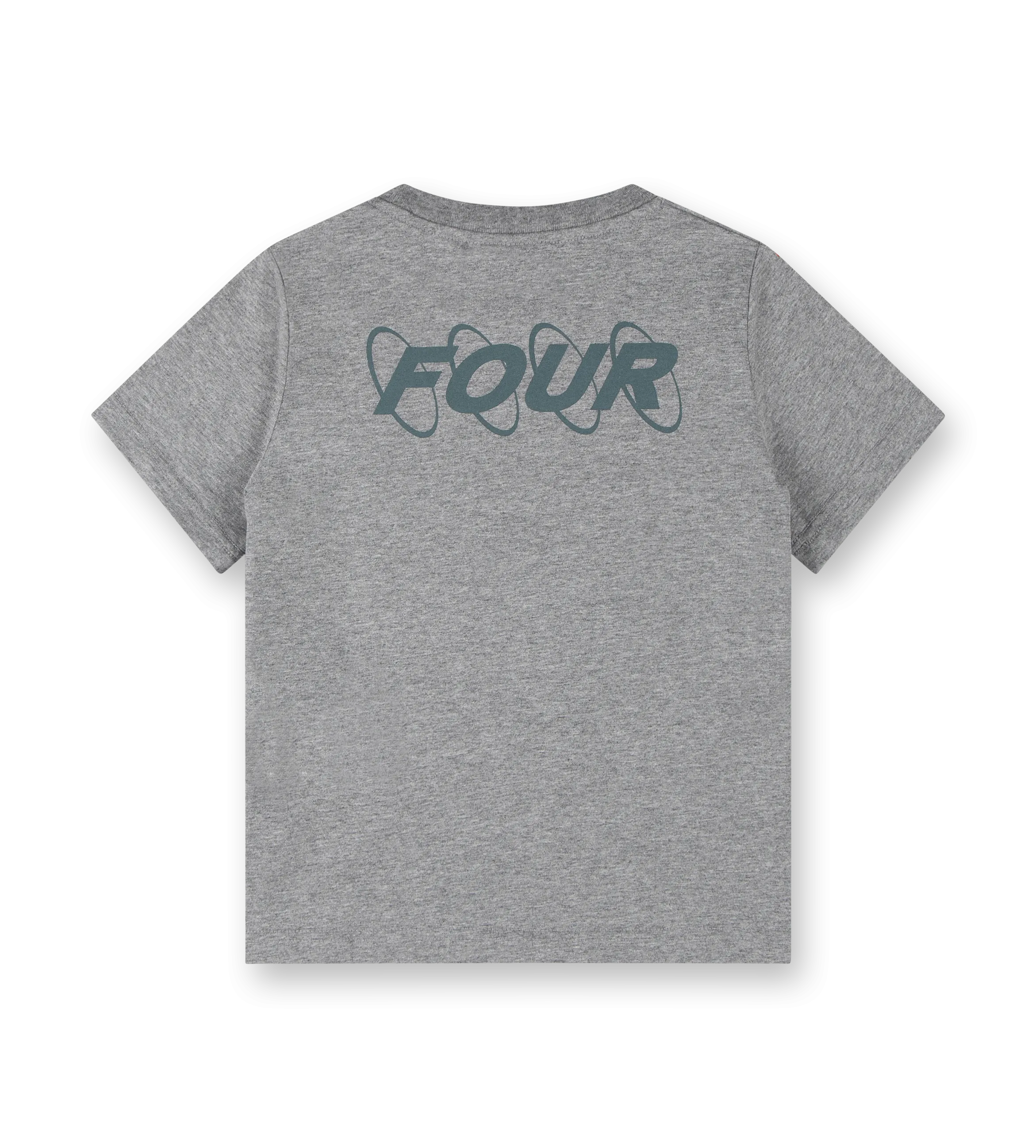 Green Circles Logo T-shirt Grey Melange