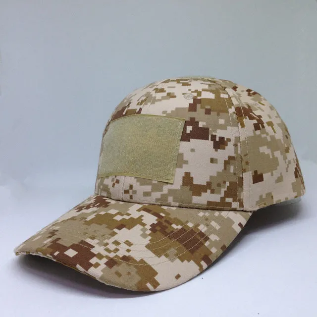 HAN WILD 11Style Snapback Camouflage Tactical Hat Patch Army Tactical Baseball Cap Unisex ACU CP Desert Cobra Camo Hats For Men