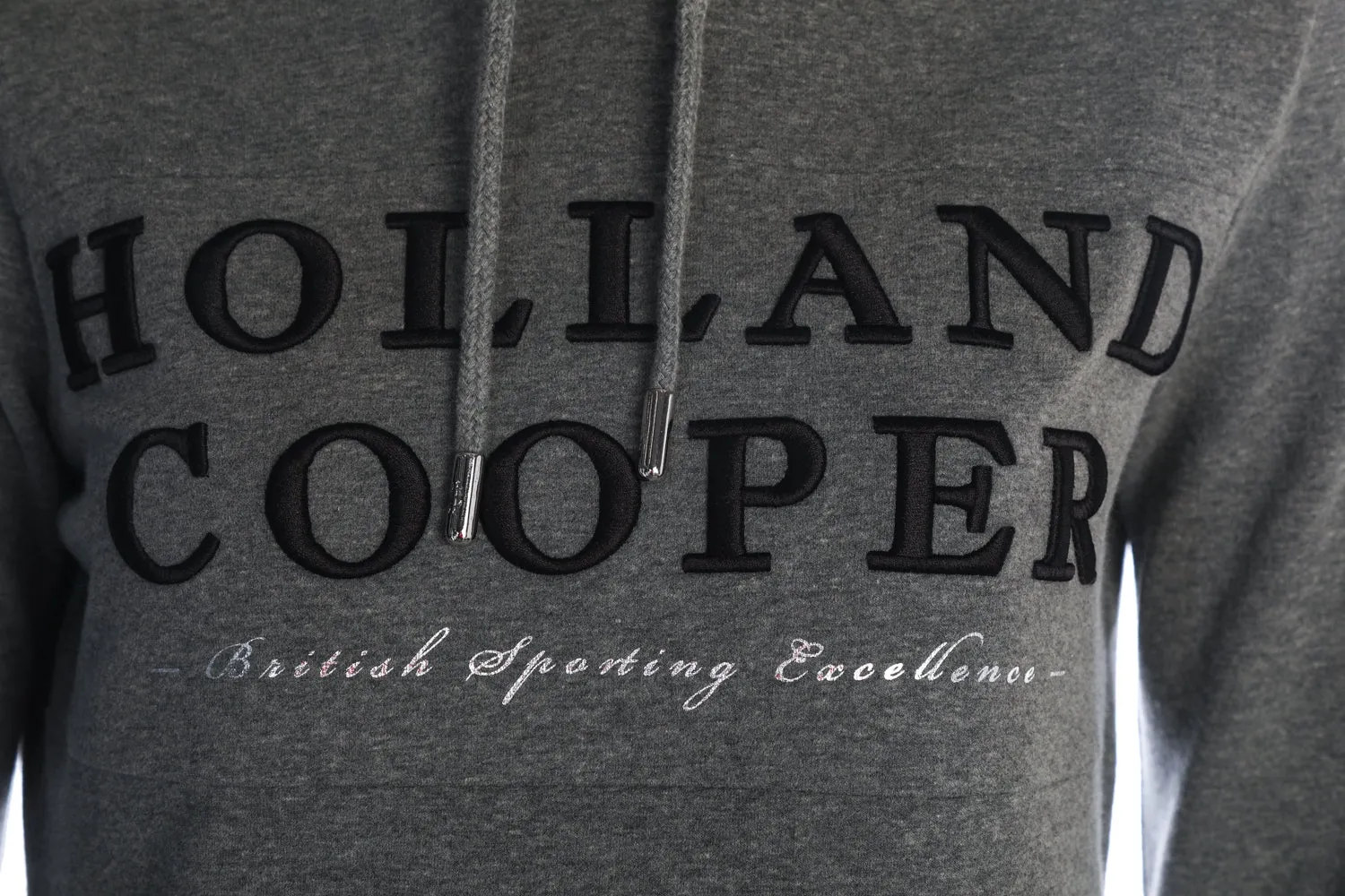 Holland Cooper Deluxe Ladies Hoodie Sweat Top in Grey