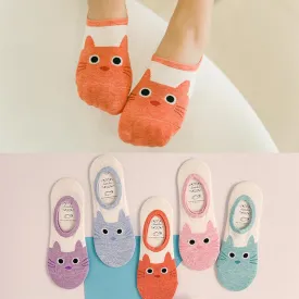 hot cute cat boat sock women summer animal funny sock girls cartoon low cut sweet sokken invisible candy slipper cheap sale sox