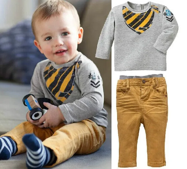 Hot sale! 2016 Summer style Children clothing sets Baby boys girls t shirts shorts belt 3pcs pants sports suit kids clothes