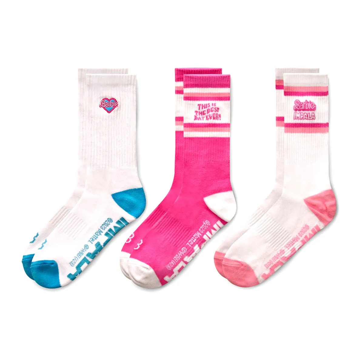 Impala Barbie 3 Pack Socks