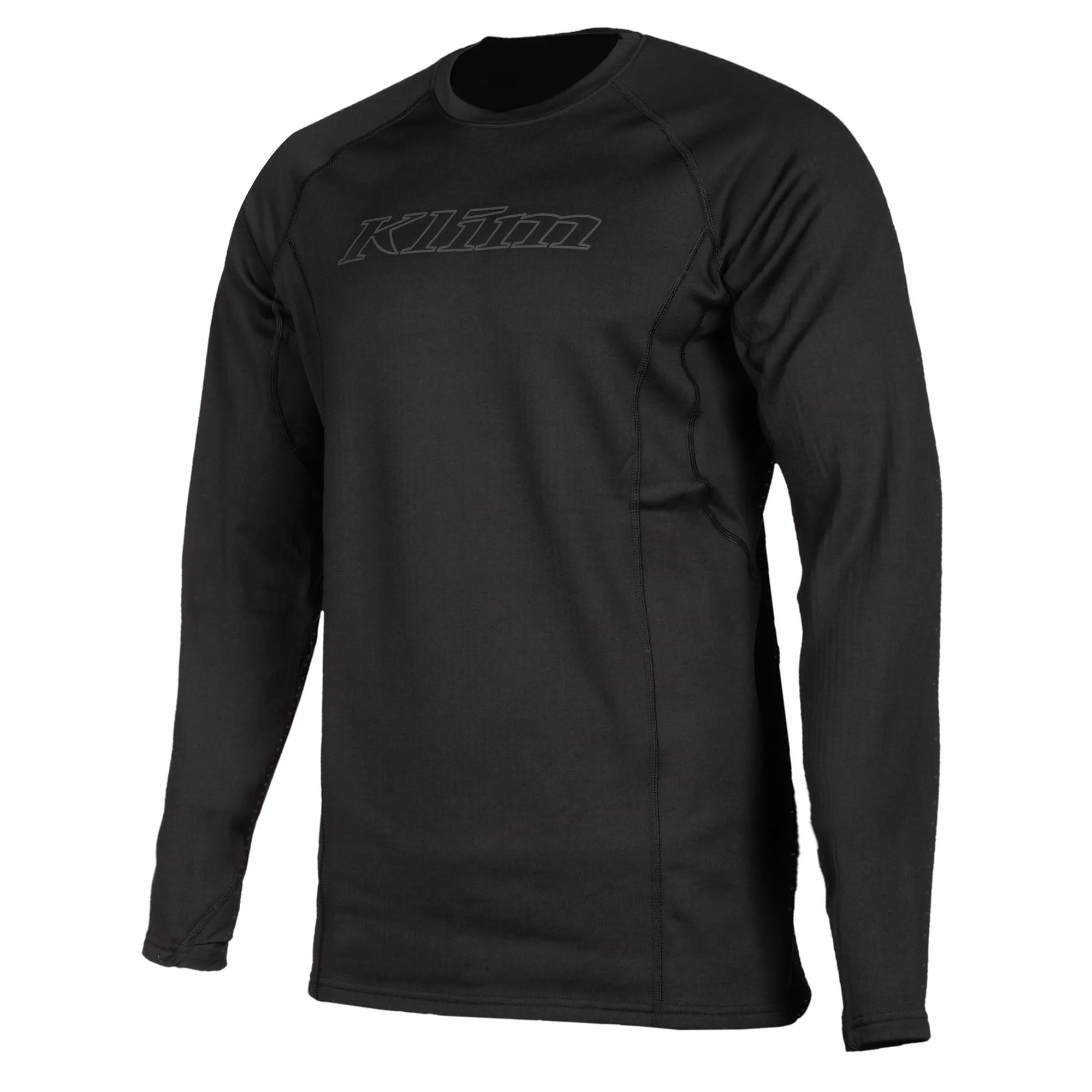 Klim  Mens Aggressor Shirt 3.0 Base Layer Breathable Moisture Wicking Warm Black