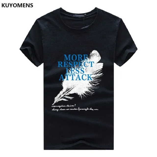 KUYOMENS Men's T-Shirts Plus Size 5XL Tee Shirt Homme Summer Short Sleeve Men T Shirts Male TShirts Camiseta Tshirt Homme