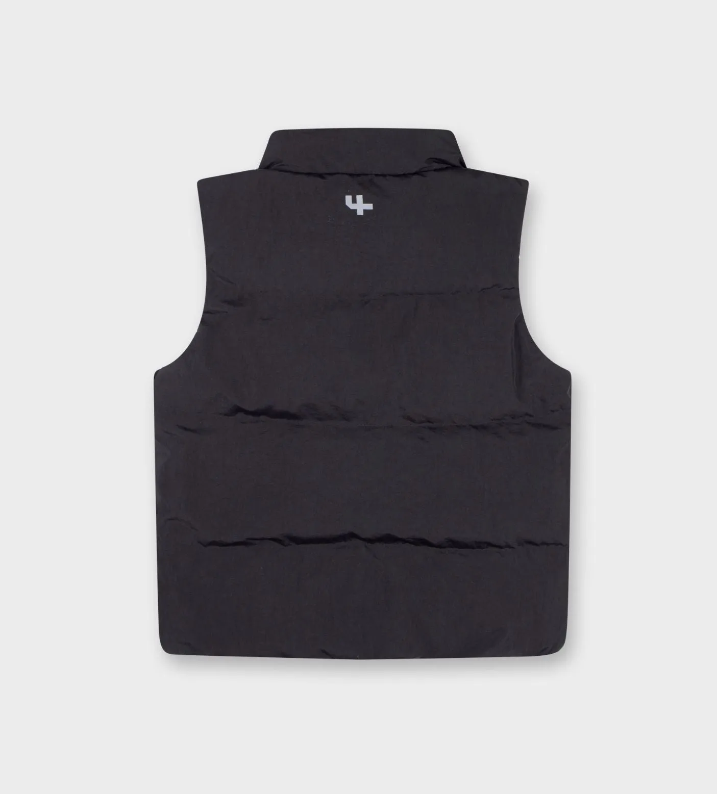 Logo Padded Vest Jacket Black