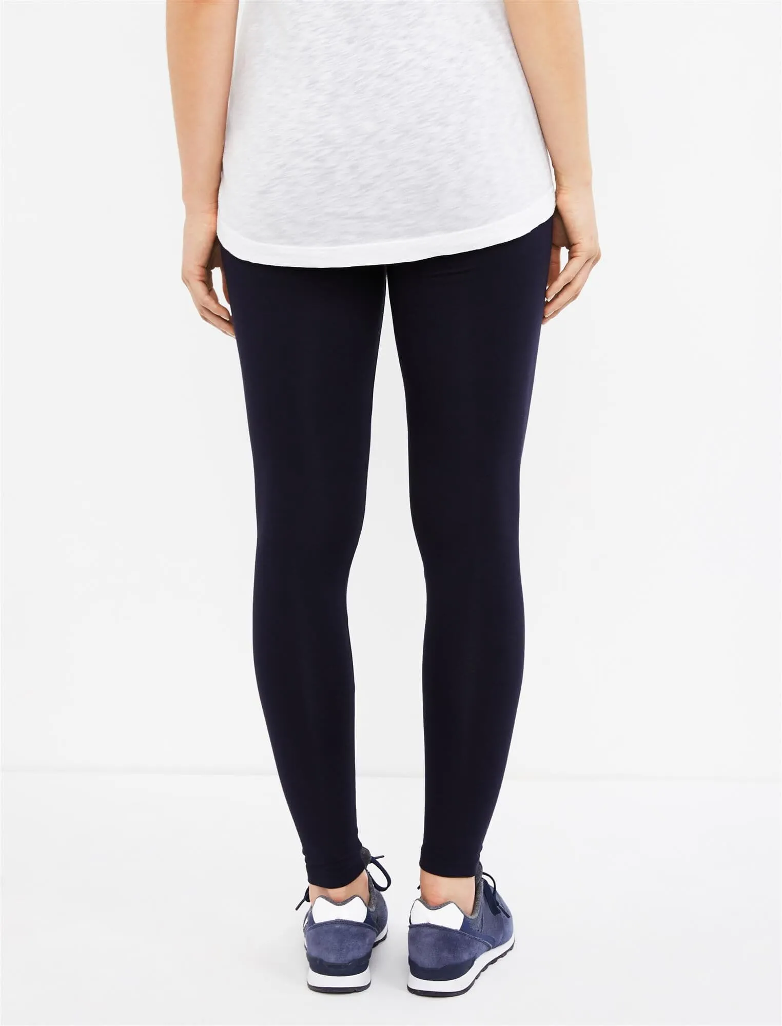 Luxe Essentials Secret Fit Belly Ultra Soft Maternity Leggings in Navy